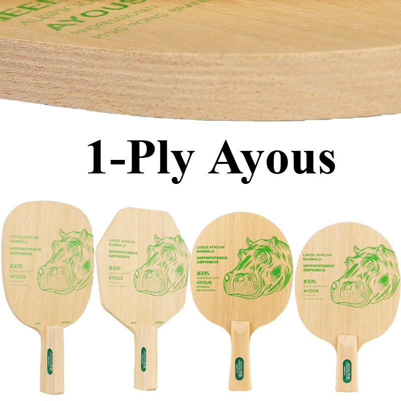 Table Tennis Paddles - JEELS Yeşil Hippo 1 Katlı Ayous