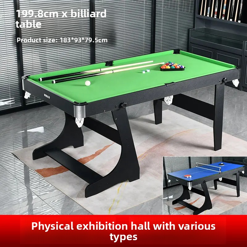 Table Tennis For Kids - 6ft 1.8m Katlanır Bilardo Masası, 3'ü
