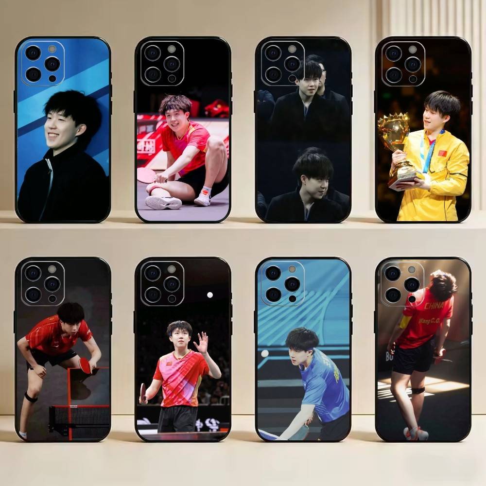 Table Tennis Animation - W-Wang Chuqin-Masa Tenisi Oyuncusu Telefon Kılıfı