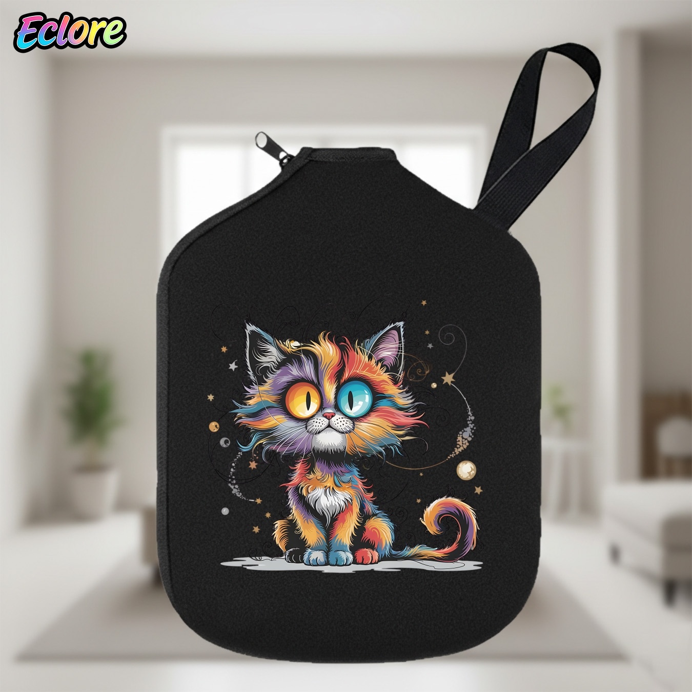 Table Tennis Paddles - Galaxy Star Cat Pickleball Raket Çantası