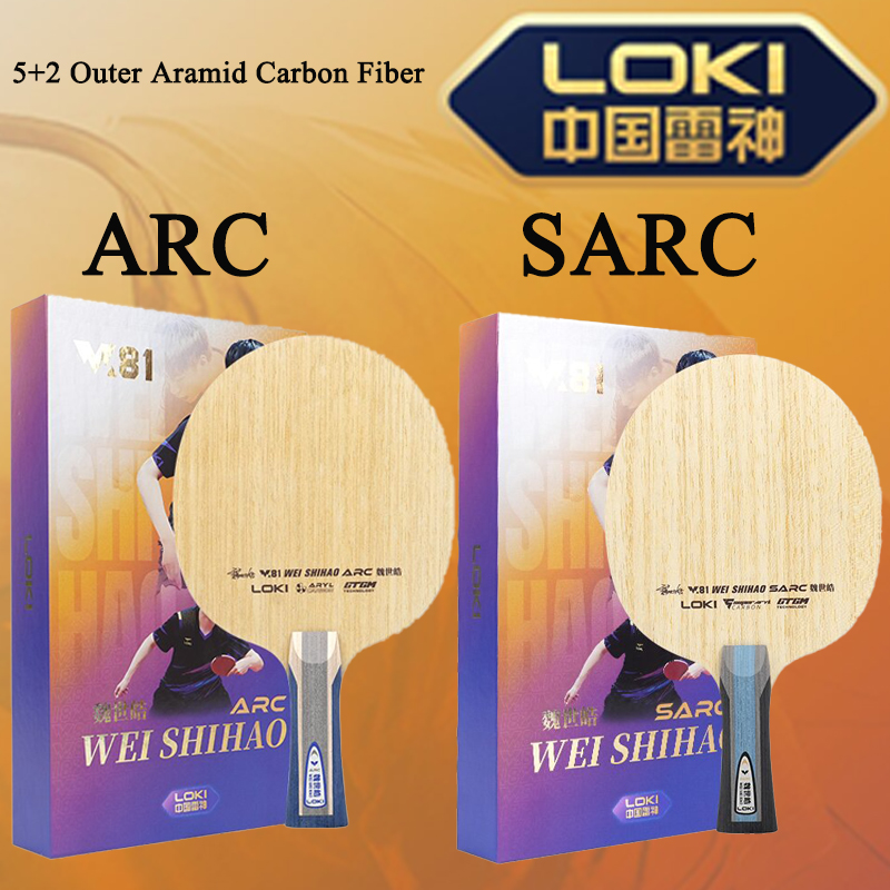 Table Tennis Paddles - Yeni LOKI W81 Serisi ARC SARC