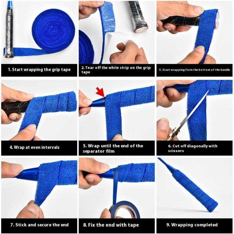 Yeni 1 Set 5m/10m Havlu Yapışk - Side Tape Racket incelemesi ve fiyatı